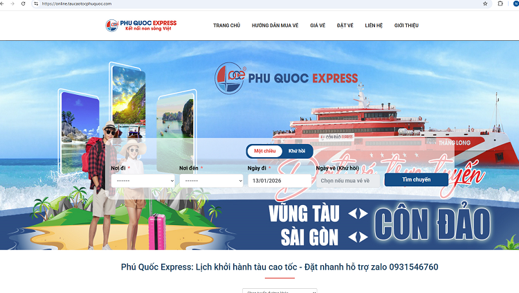 Đặt Vé Tàu Côn Đảo Trực Tuyến: An Tâm Với 5 Website Này