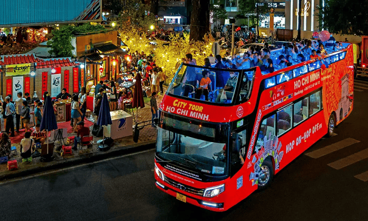 xe buýt 2 tầng Sài Gòn