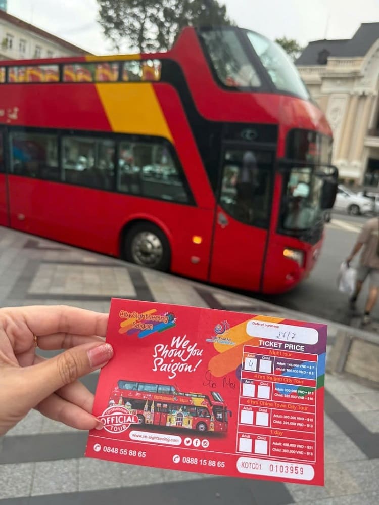 xe buýt 2 tầng Sài Gòn